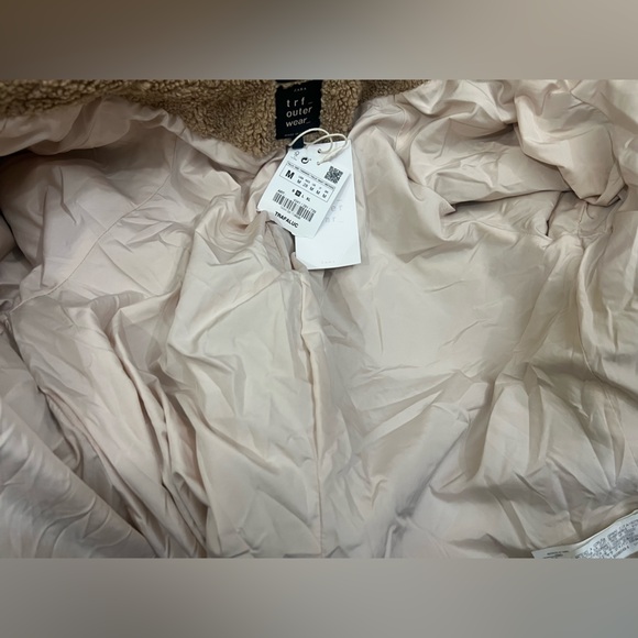 Zara Women's Faux Fur Patchwork Jacket - Picture 4 of 6